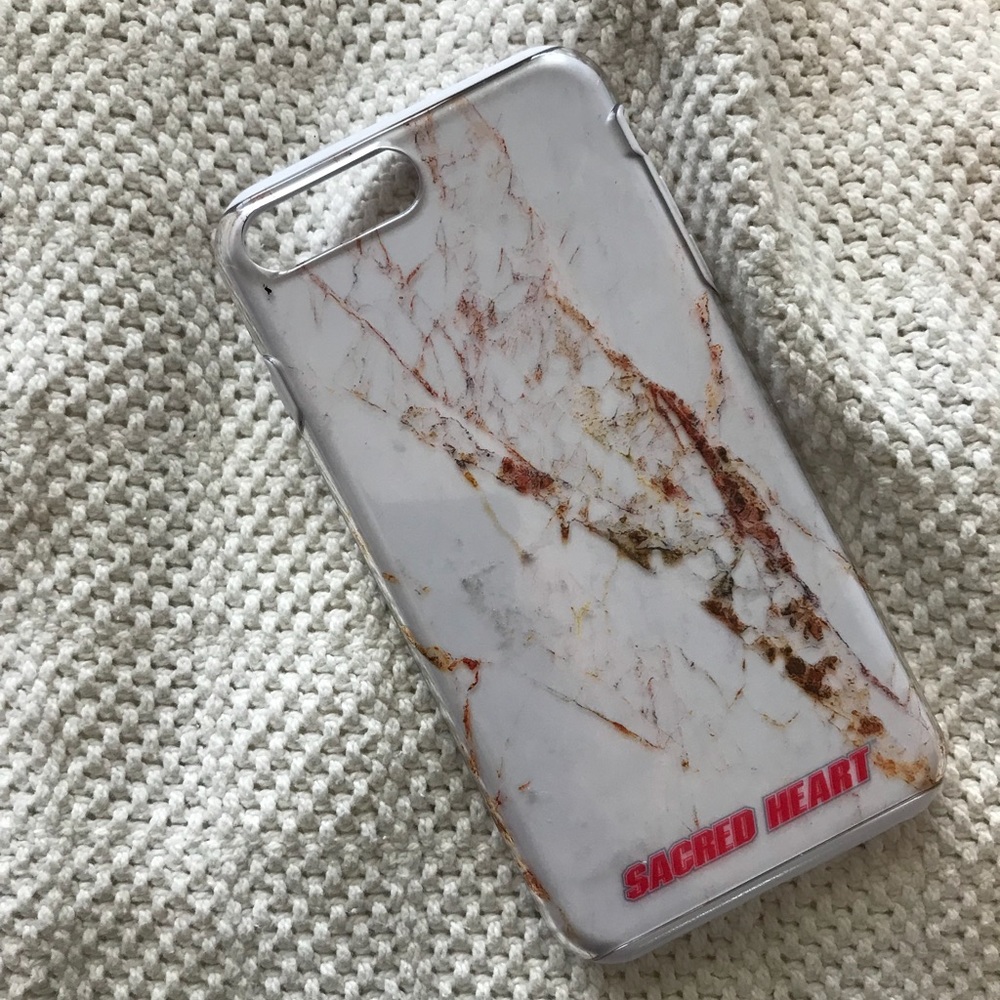 Sacred Heart iPhone 7 Plus marble case